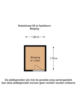 Nobelstraat 56, 7316 GN Apeldoorn - Nobelstraat 56-Berging - 2D.jpg