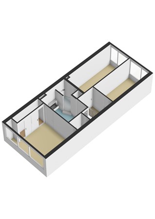 Kervelstraat 66, 7322 PX Apeldoorn - Kervelstraat 66 - 2e verdieping - 3D.jpg