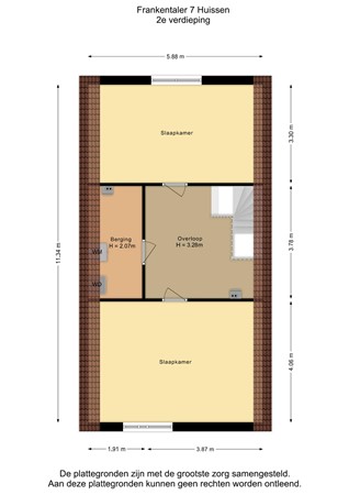 Frankentaler 7, 6851 VP Huissen - 2e verdieping - 2D.jpg