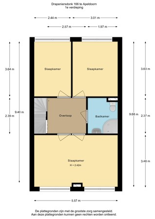 Drapeniersdonk 166, 7326 AJ Apeldoorn - Drapeniersdonk 166 - 1e verdieping - 2D.jpg