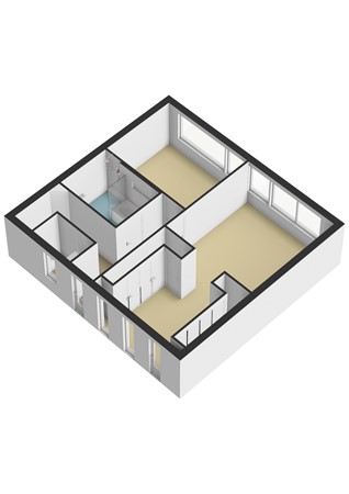 Waterlei 290, 7325 GM Apeldoorn - Waterlei 290-1e verdieping - 3D.jpg