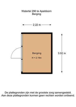 Waterlei 290, 7325 GM Apeldoorn - Waterlei 290-Berging - 2D.jpg