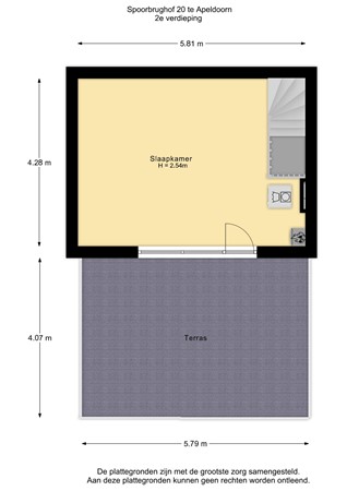 Spoorbrughof 2, 7321 BR Apeldoorn - Spoorbrughof 20 - 2e verdieping - 2D.jpg