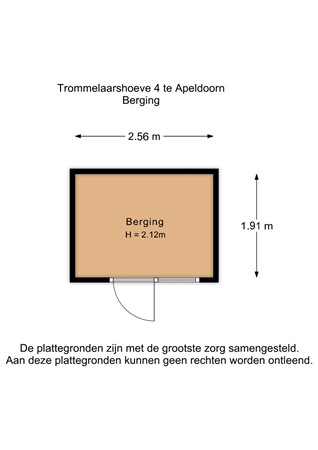 Trommelaarshoeve 4, 7326 VP Apeldoorn - Trommelaarshoeve 4 - Berging - 2D.jpg