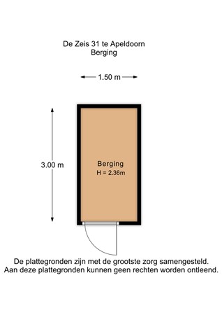 De Zeis 31, 7335 KD Apeldoorn - De Zeis 31-Berging - 2D.jpg.jpg