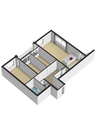 Korianderstraat 70, 7322 NE Apeldoorn - Korianderstraat 70 - Appartement - 3D.jpg