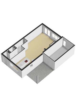 Distelvlinderlaan 65, 7323 RK Apeldoorn - Distelvlinderlaan 65 - Begane grond - 3D.jpg