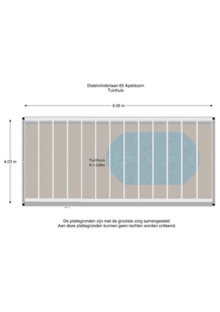 Distelvlinderlaan 65, 7323 RK Apeldoorn - Distelvlinderlaan 65 - Tuinhuis - 2D.jpg