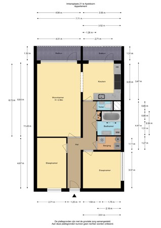 Imkersplaats 21, 7328 CH Apeldoorn - Imkersplaats 21 - Appartement - 2D.jpg
