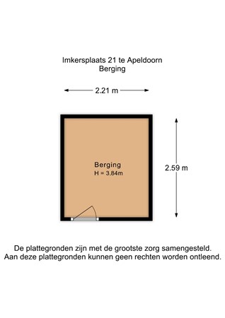 Imkersplaats 21, 7328 CH Apeldoorn - Imkersplaats 21 - Berging - 2D.jpg