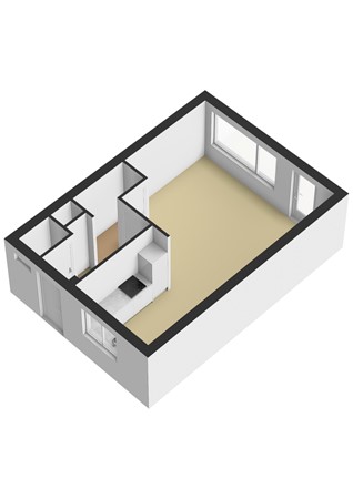 Kunstenaarshoeve 118, 7326 WC Apeldoorn - Kunstenaarshoeve 118-Begane grond - 3D.jpg
