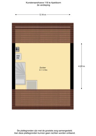 Kunstenaarshoeve 118, 7326 WC Apeldoorn - Kunstenaarshoeve 118-2e verdieping - 2D.jpg