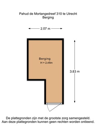 Pahud de Mortangesdreef 310, 3562 AJ Utrecht - Pahud de Mortangedreef 310-Berging - 2D.jpg