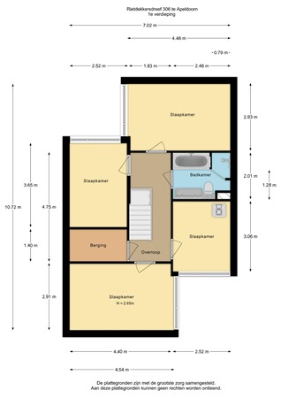 Rietdekkersdreef 306, 7328 AC Apeldoorn - Rietdekkersdreef 306  - 1e verdieping - 2D.jpg