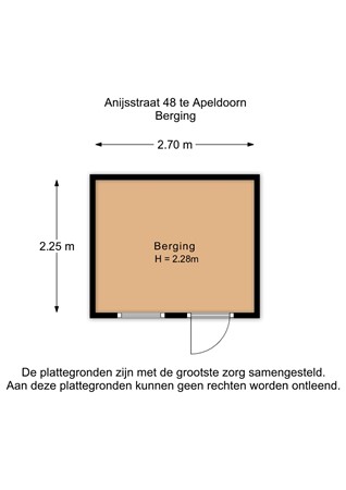 Anijsstraat 48, 7322 PR Apeldoorn - Anijsstraat 48 - Berging - 2D.jpg