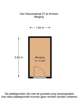 Van Huevenstraat 31, 6824 ML Arnhem - Van Huevenstraat 31-Berging - 2D.jpg