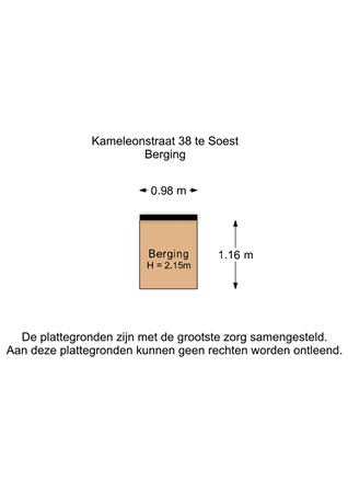 Kameleonstraat 38, 3762 EJ Soest - Kameleonstraat 38 - Berging - 2D.jpg