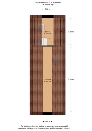 Zutphensestraat 17, 7321 CH Apeldoorn - Zutphensestraat 17 - 2e verdieping - 2D.jpg
