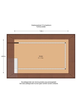 Zutphensestraat 17, 7321 CH Apeldoorn - Zutphensestraat 17 - Tuinhuis-Zolder - 2D.jpg