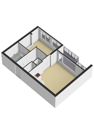 Raadhuisplein 9B, 6901 GN Zevenaar - Raadhuisplein 9B - Appartement - 3D.jpg