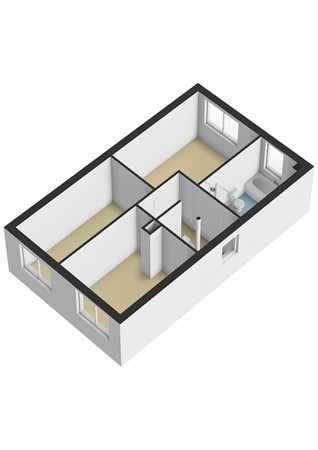 Eendrachtstraat 73C, 7335 CE Apeldoorn - Eendrachtstraat 73C - 1e verdieping - 3D.jpg
