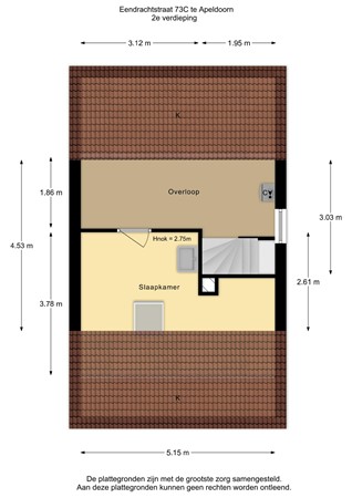 Eendrachtstraat 73C, 7335 CE Apeldoorn - Eendrachtstraat 73C - 2e verdieping - 2D.jpg