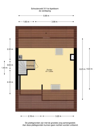 Schoutenveld 311, 7327 BS Apeldoorn - Schoutenveld 311-2e verdieping - 2D.jpg
