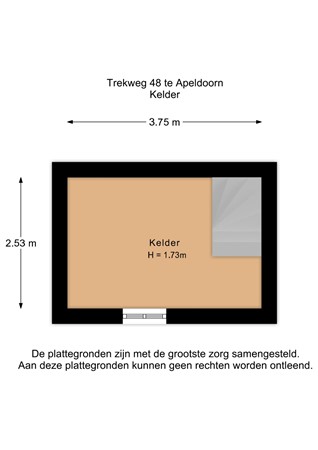 Trekweg 46, 7322 HR Apeldoorn - Trekweg 48 - Kelder - 2D.jpg