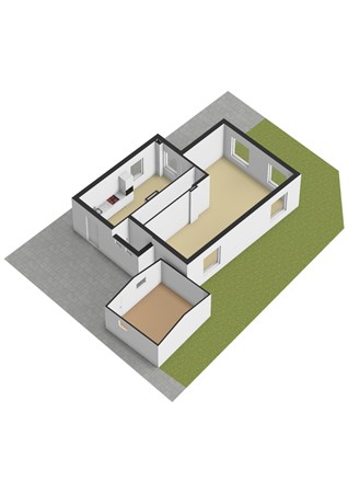 Trekweg 46, 7322 HR Apeldoorn - Trekweg 48 - Situatie - 3D.jpg