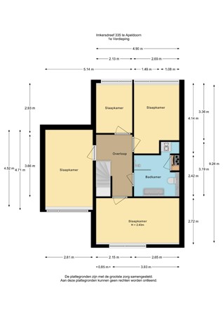 Imkersdreef 335, 7328 DB Apeldoorn - Imkersdreef 335 - 1e verdieping - 2D.jpg