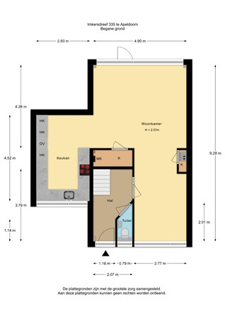Imkersdreef 335, 7328 DB Apeldoorn - Imkersdreef 335 - Begane grond - 2D.jpg
