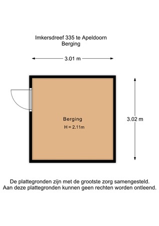 Imkersdreef 335, 7328 DB Apeldoorn - Imkersdreef 335 - Berging - 2D.jpg