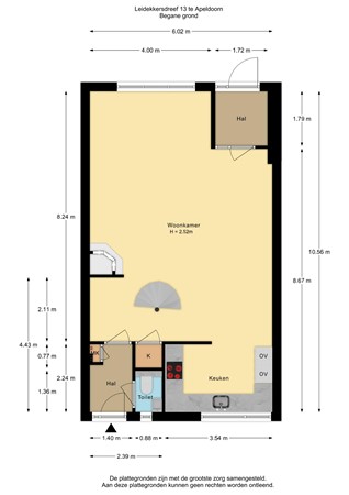 Leidekkersdreef 13, 7328 AV Apeldoorn - Leidekkersdreef 13 -Begane grond - 2D.jpg