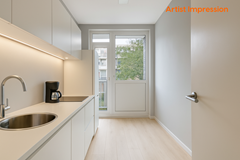 Artist Impresion Salviahof 34 Noordwijk KEUKEN met tekst.png