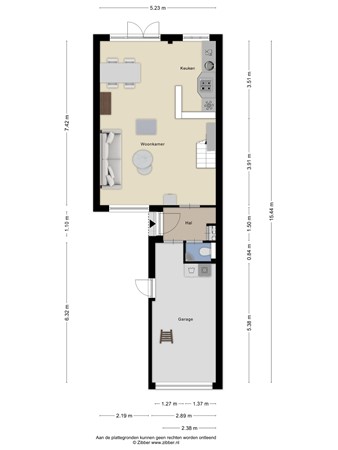 Meidoornplantsoen 33, 2161 MA Lisse - plattegrond meidoorn bgg.jpg