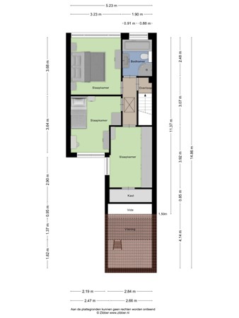 Meidoornplantsoen 33, 2161 MA Lisse - plattegrond meidoorn eerste.jpg