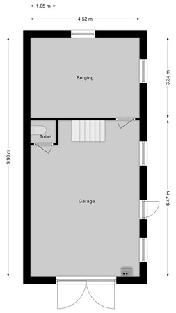 Floorplan - Molenstraat 32, 5087 BN Diessen