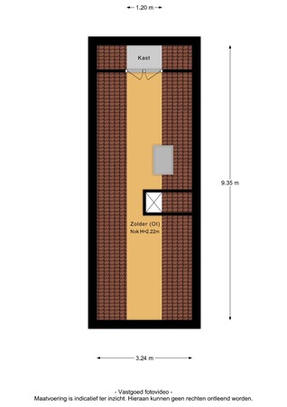 Floorplan - Molenbeek 22, 5172 CG Kaatsheuvel