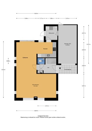 Floorplan - Molenbeek 22, 5172 CG Kaatsheuvel
