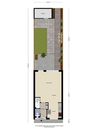 Floorplan - Doornsingel 37, 5043 JC Tilburg