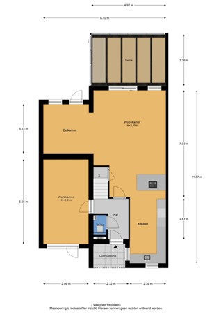 Floorplan - Bieslook 63, 5063 EB Oisterwijk