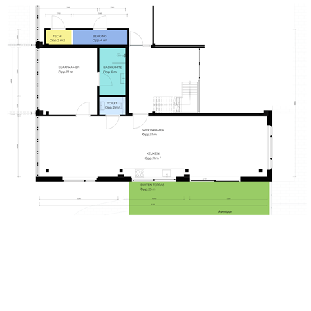 Floorplan - West 49D, 1633 JD Avenhorn