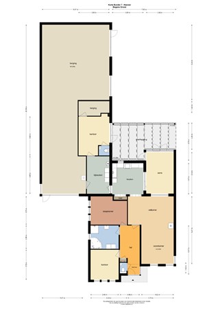 Floorplan - Korte Bunder 7, 4741 TV Hoeven