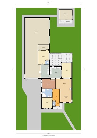 Floorplan - Korte Bunder 7, 4741 TV Hoeven