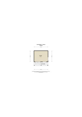 Floorplan - Korte Bunder 7, 4741 TV Hoeven