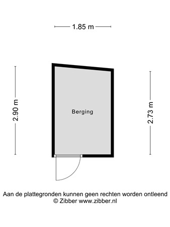 Floorplan - Turfberg 51, 4703 HA Roosendaal
