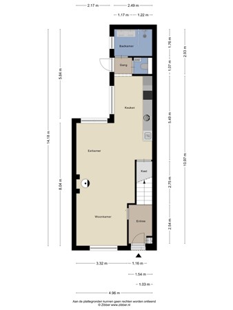 Floorplan - Maxburgh 5, 4702 CP Roosendaal