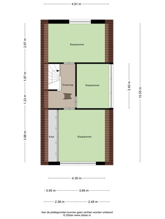 Floorplan - Burgerhoutsestraat 150, 4702 BH Roosendaal