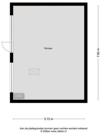 Floorplan - Burgerhoutsestraat 150, 4702 BH Roosendaal