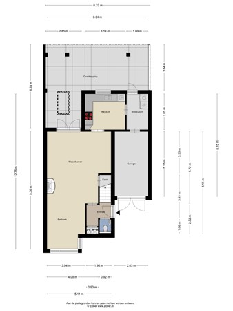 Floorplan - de Branden 21, 4714 HN Sprundel